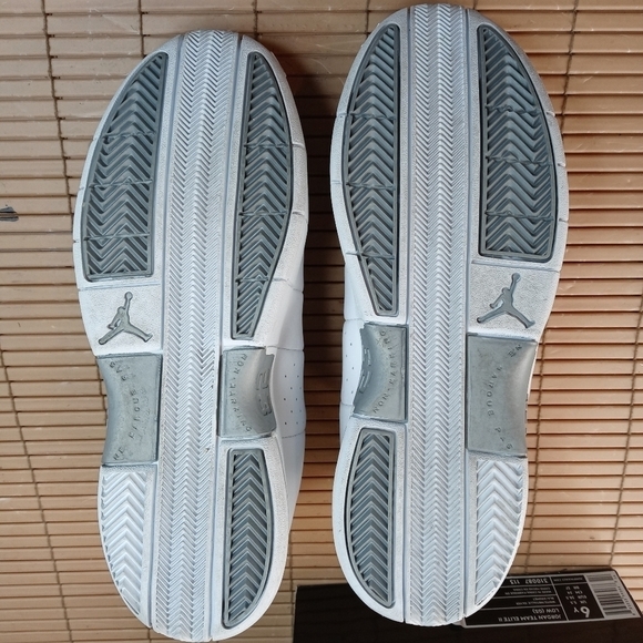 NIKE AIR JORDAN Team Elite II TE 2 White leather Basketball Shoes 310087-173 SIZ - Picture 11 of 12